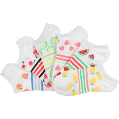 BCG Womens Assorted Fruit No-Show Socks 6-Pack