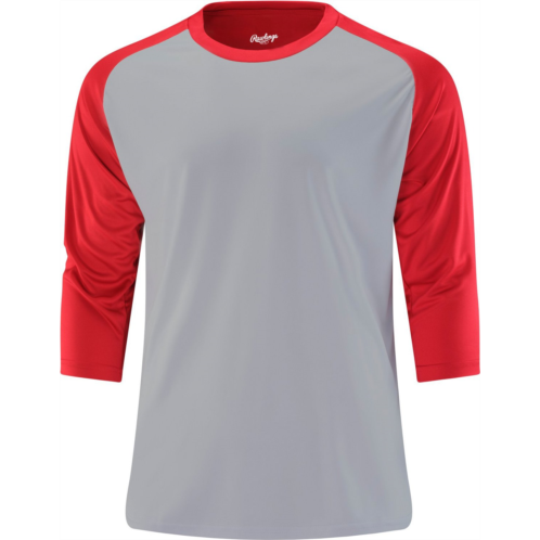 Rawlings Adults 3/4 Sleeve Top Black