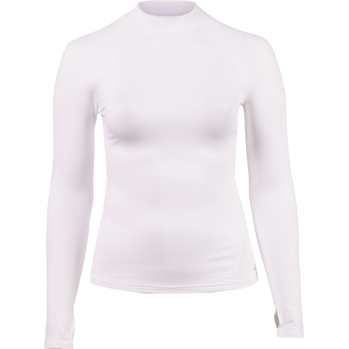 BCG Womens Cold Weather Long Sleeve Mock Top Caviar