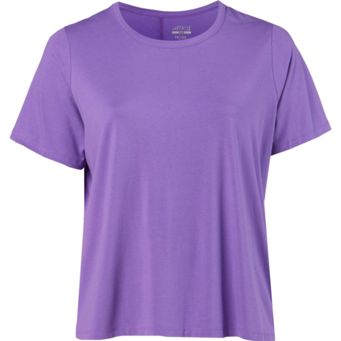 BCG Womens Plus Sign Relaxed Crew Jersey T-shirt
