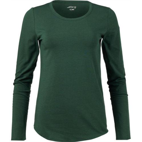 BCG Womens Signature Long Sleeve T-Shirt White
