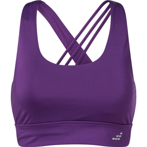 BCG Womens Low Strap Back Bra Caviar