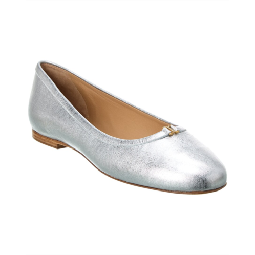 Chloe marcie metallic leather ballet flat