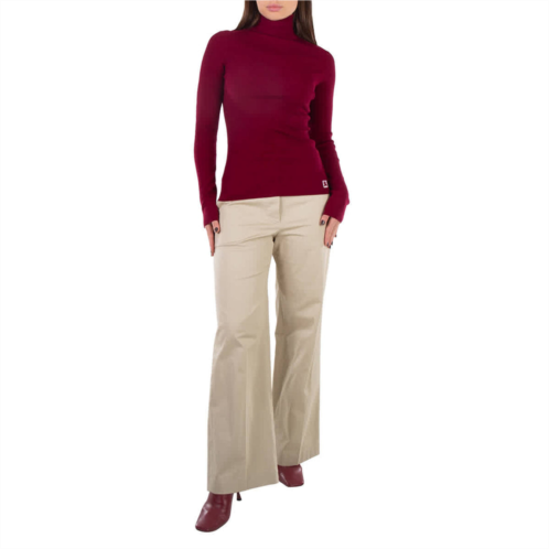 Burberry wool blend ekd motif turtleneck sweater