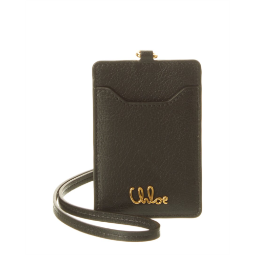 Chloe iconic leather pass holder