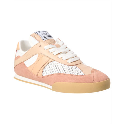 Chloe kick leather sneaker