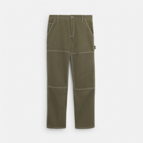 COACH Relaxed Straight Fit Twill Carpenter Pants In Organic Cotton And Recycled Polyester