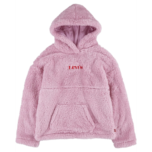 Levis Kids Sherpa Pullover Hoodie (Big Kids)