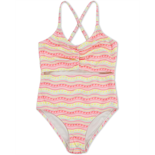 Hurley Kids Cutout One Piece Swimsuit (Big Kid)