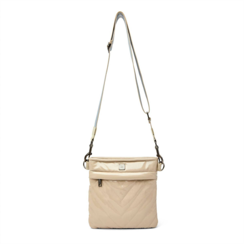 THINK ROYLN womens sidewalk bag in blonde patent