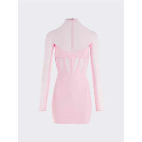 Mugler corset illusion dress