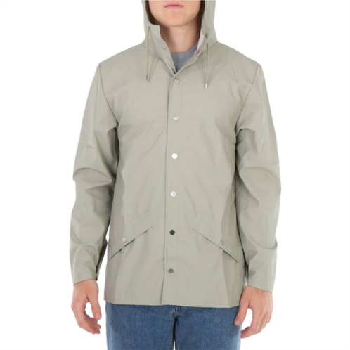 Rains mens green classic waterproof jacket