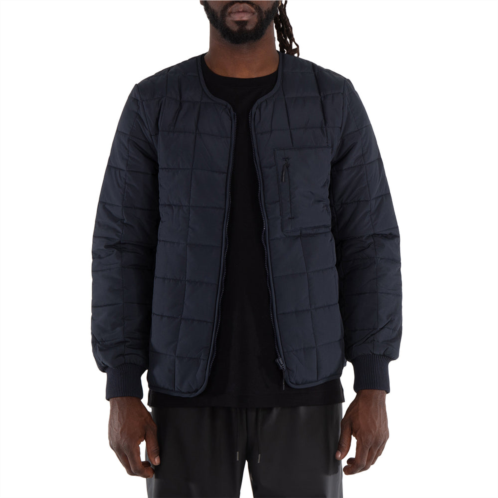 Rains navy water-repellent quilted liner jacket