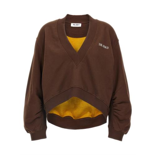 The Attico 3d logo sweatshirt
