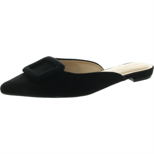 On 34th mabel womens buckle faux leather mules