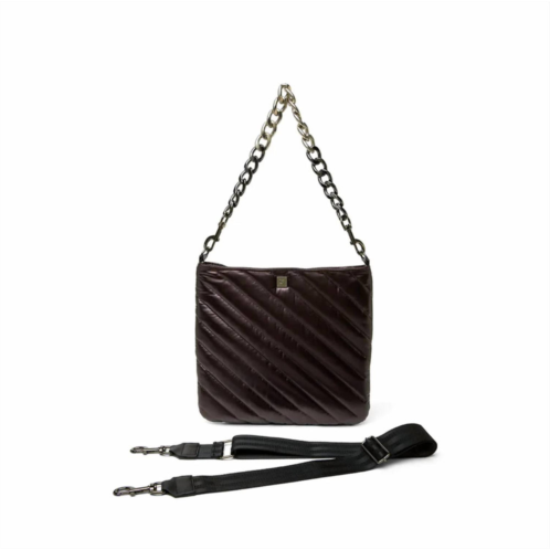 THINK ROYLN womens the wanderer crossbody bag in pearl fig