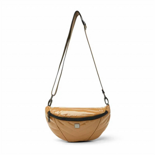 THINK ROYLN womens the little runaway bag in camel patent