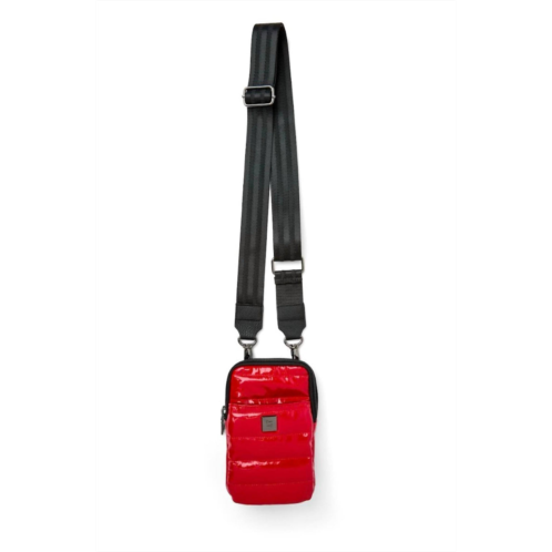 THINK ROYLN womens buzz me crossbody bag in lipstick patent