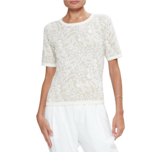 Ramy Brook adriana short sleeve top in sandstone