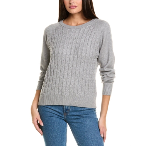 Monrow soft knit cable sweater