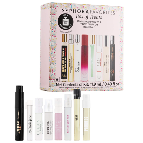 Sephora Favorites Box of Treats Mini Perfume Sampler Set w/ Redeemable Voucher