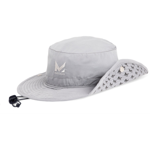 MISSION Mens Cooling Bucket Hat Dark Grey / Light Grey