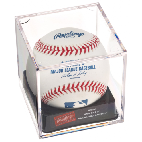 Rawlings Official MLB Baseball with Display Cube