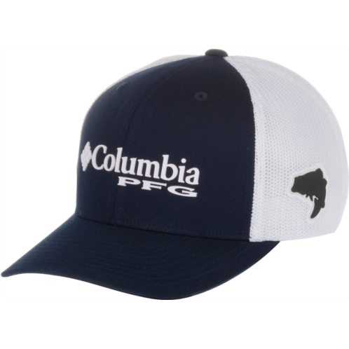 Columbia Sportswear Mens PFG Mesh Ball Cap Mountain Blue Usa