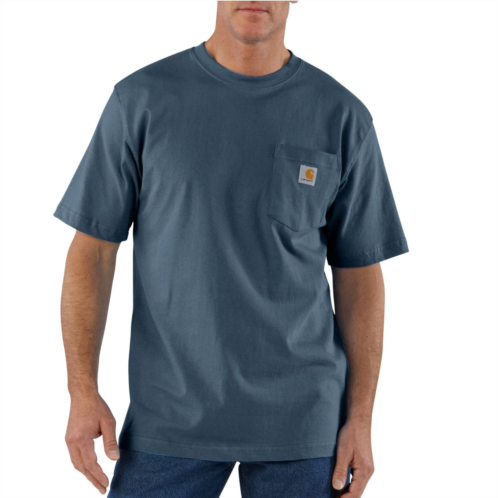 Carhartt Mens K87 Short Sleeve Workwear Pocket T-shirt Black