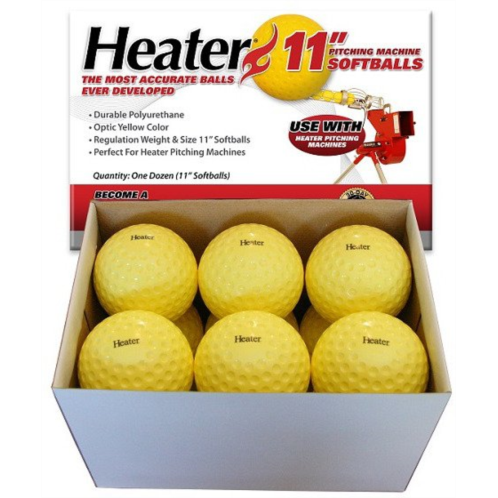 Heater Sports 11 Pitching Machine Softballs 12-Pack