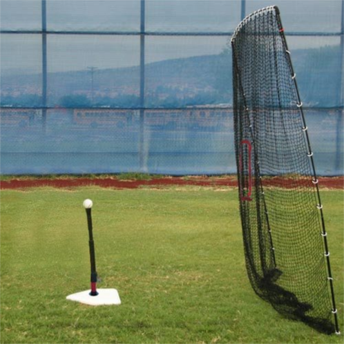 Heater Sports Big Play 7 x 9 Sports Net and SPRING AWAY Batting Tee