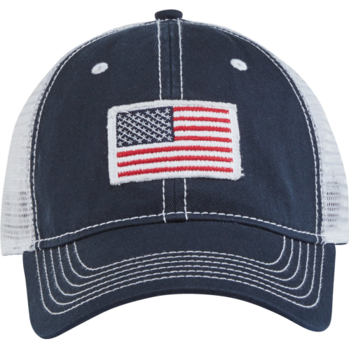 Academy Sports + Outdoors Mens American Flag Trucker Hat