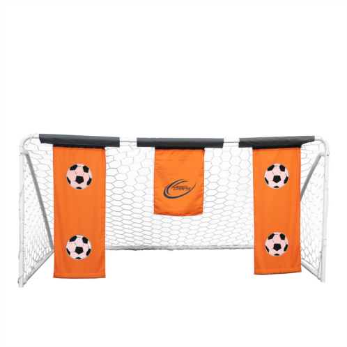 Skywalker Sports 9 x 5 Soccer Goal with Practice Banners