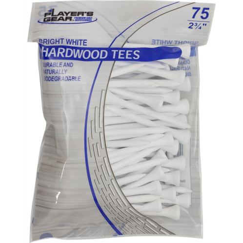 Players Gear 2-3/4 in Hardwood Tees 75-Pack