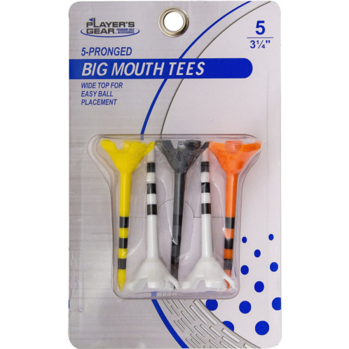 Players Gear 2-3/4 in Big Mouth Golf Tees 5-Pack