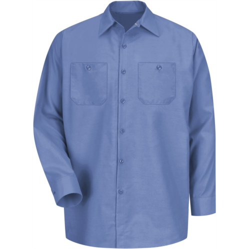 Red Kap Mens Long Sleeve Industrial Work Shirt