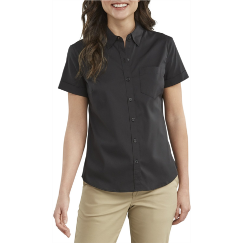 Dickies Womens Woven Short Sleeve Top