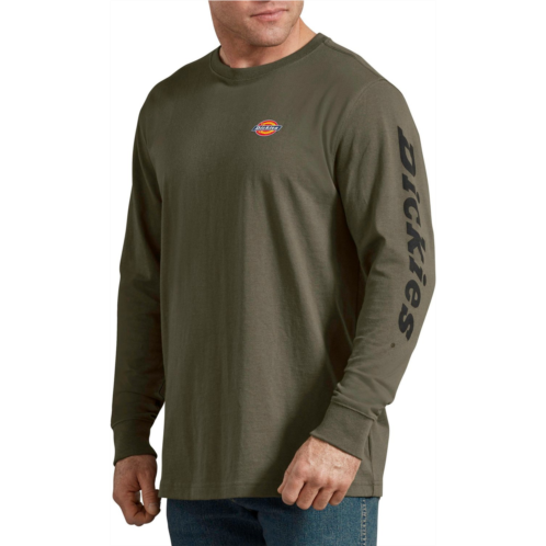 Dickies Mens Heavyweight Graphic Logo Long Sleeve T-shirt