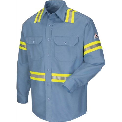 Bulwark Mens EXCEL FR ComforTouch Enhanced Visibility Uniform Shirt