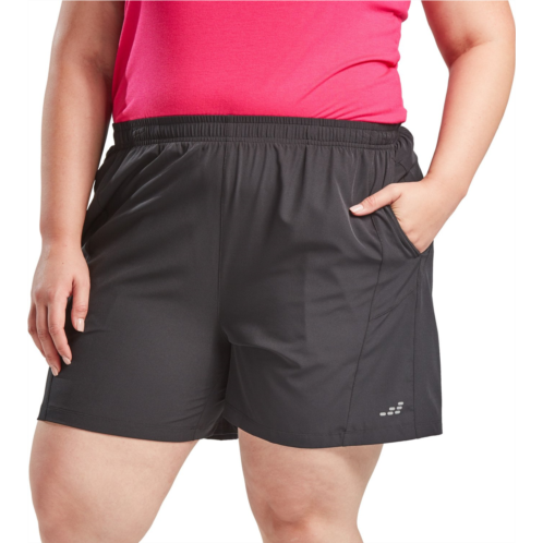 BCG Womens Athletic Woven Walk Plus Size Shorts