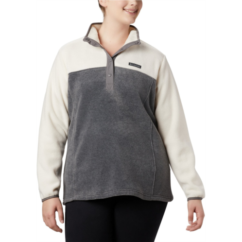 Columbia Sportswear Womens Benton Springs 1/2 Snap Plus Size Pullover