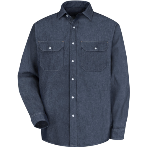 Red Kap Mens Deluxe Denim Long Sleeve Shirt