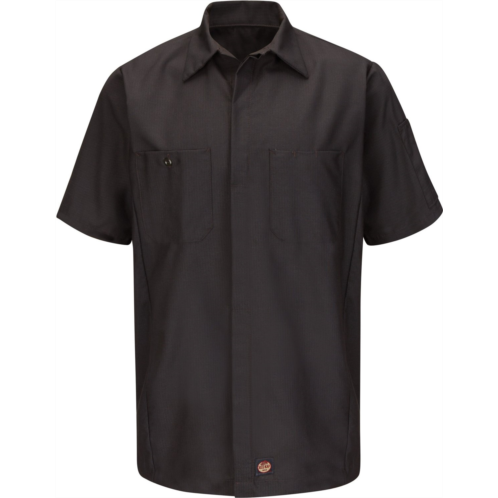 Red Kap Mens Solid Short Sleeve Crew Shirt