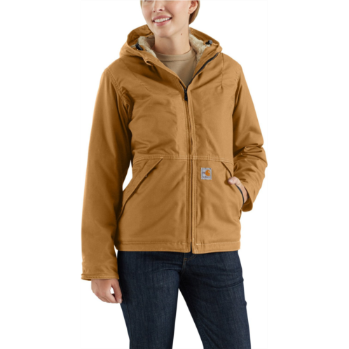 Carhartt Womens Full Swing Quick Duck Sherpa-Lined Flame-Resistant Jacket