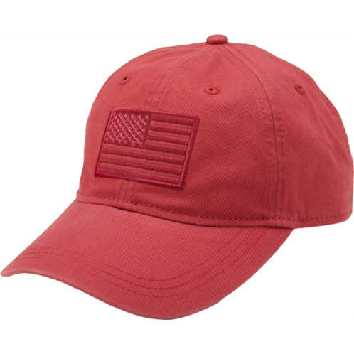 Academy Sports + Outdoors Mens Tonal American Flag Solid Twill Hat