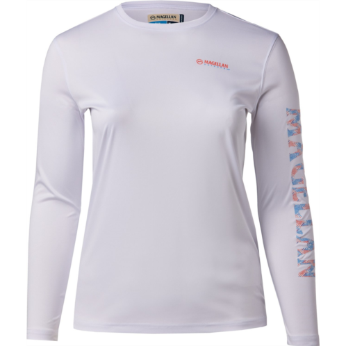 Magellan Outdoors Womens Caddo Lake Logo Crew Long Sleeve T-shirt Magellan