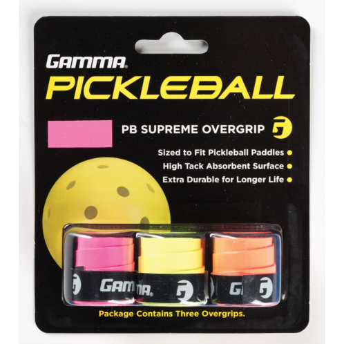 Gamma Pickleball Supreme Overgrips 3-Pack