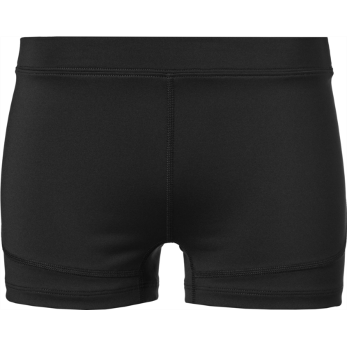 BCG Womens Wide Waistband Volley Shorts 3 in Surf The Web