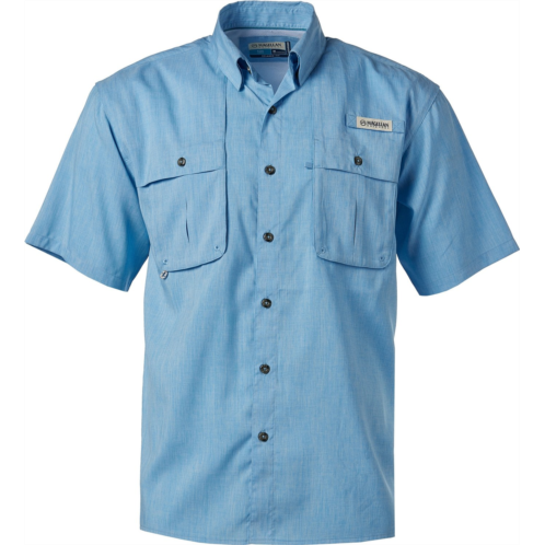 Magellan Outdoors Mens Aransas Pass Heather Short Sleeve Fishing Shirt