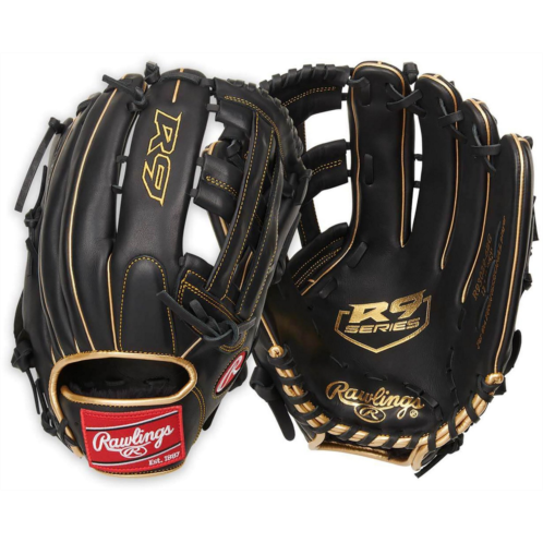 Rawlings Mens R9 Series H-web Baseball Glove